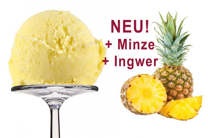 Sorbet Ananas, Minze und Ingwer 2,5 Ltr.