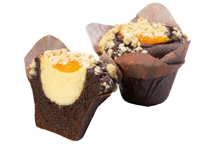 XXL-Cheesecake Chocolate-Muffin 135g, 24 Stück