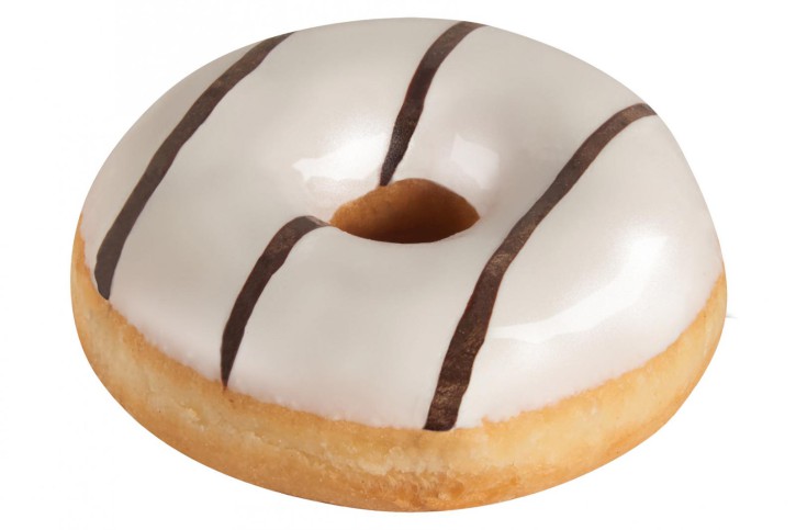 Vanille-Donut glasiert 68 g, 48 Stück